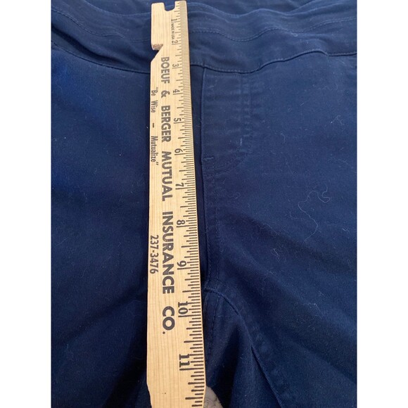 Style & Co Navy Pants Size 12 Crisscross Detail at Ankle ++ Stretch Cropped - Picture 8 of 10